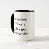 wenn sie eine Hose oder einen BH benötigt Tasse (Vorderseite Links)