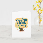 Wenn Sie eine schnelle Erholung wünschen, dann erh Karte (Gelbe Blume)