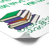 Wenn Sie einen Garten und eine Bibliothek haben Poster (Ecke)