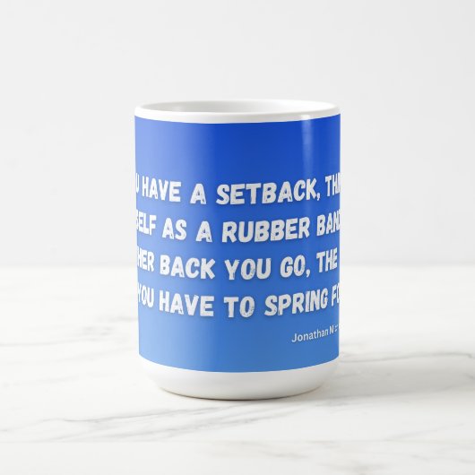 Wenn Sie einen Rückschlag haben Kaffeetasse (Mittel)