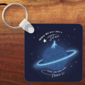Wenn Sie einen Stern wollen Schlüsselanhänger (Vorderseite)