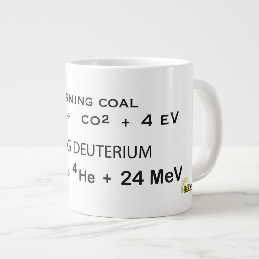 Wenn Sie Energie… benötigen Jumbo-Tasse (Vorderseite Rechts)