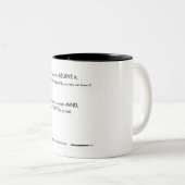 Wenn Sie es fühlen, glauben Sie, freundlich, gedan Zweifarbige Tasse (VorderseiteRechts)