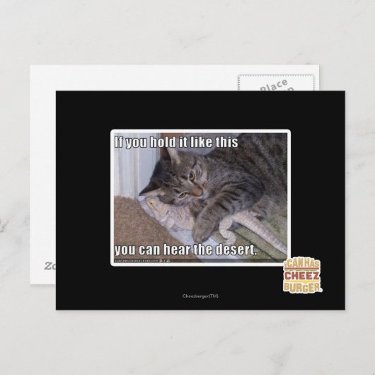 Wenn Sie es halten, mögen Sie dieses Postkarte (Vorne/Hinten)