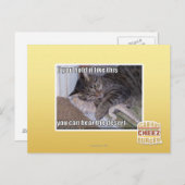 Wenn Sie es halten, mögen Sie dieses Postkarte (Vorne/Hinten)