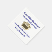 Wenn Sie es laut sagen - Funny Cocktail Napkin Serviette (Ecke)