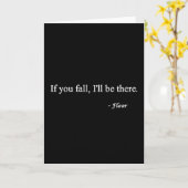 WENN SIE FALLEN, GIBT ES HIER FARBENE SPASS-LAGEN KARTE (Gelbe Blume)