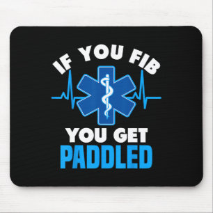 Wenn Sie ficken, werden Sie gepaddelt - Funny Para Mousepad