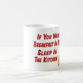 Wenn Sie Frühstück im Bett wollen Kaffeetasse (Mittel)