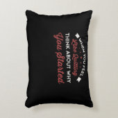 Wenn Sie gerne aufhören denken, warum Sie angefang Dekokissen (Vorderseite(Vertikal))