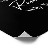 wenn Sie gerne aufhören möchten, denken Sie daran, Poster (Ecke)