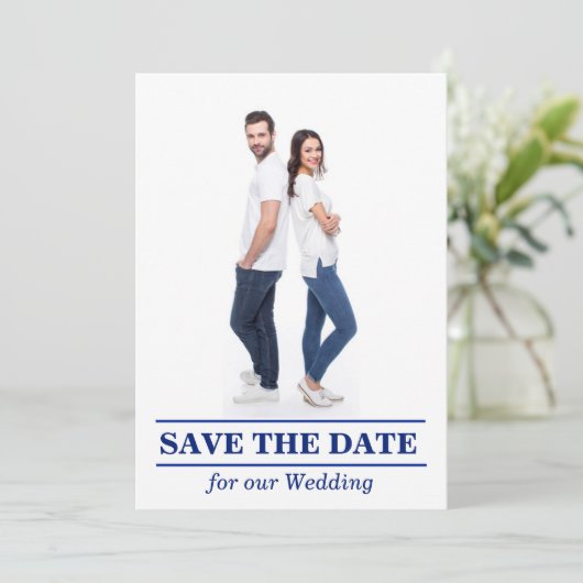 Wenn Sie gerne Save the Date segeln (Stehend Vorderseite)
