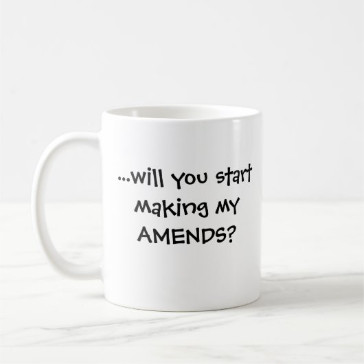 Wenn Sie… getan werden Kaffeetasse (Links)