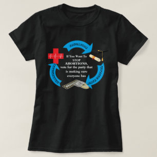 Wenn Sie Gewollt haben, ABORMUNGEN ZU STOPPEN .... T-Shirt