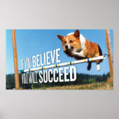 Wenn Sie glauben, dass Sie Motivation Poster erfol (Vorne)