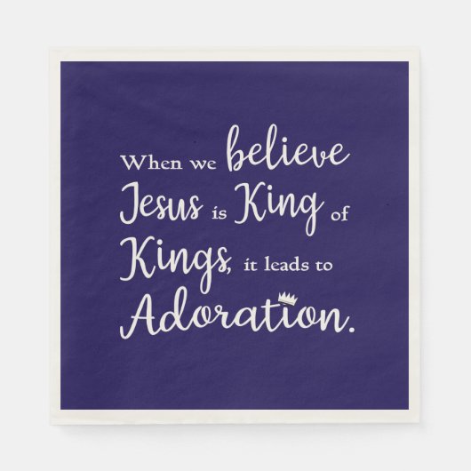 Wenn Sie glauben Serviette (Vorderseite)