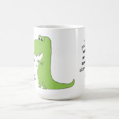 Wenn Sie glücklich sind Clap Funny Dinosaur Tasse (Mittel)