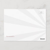 Wenn Sie glücklich sind Clap T Rex Dinosaur Funny Postkarte (Rückseite)