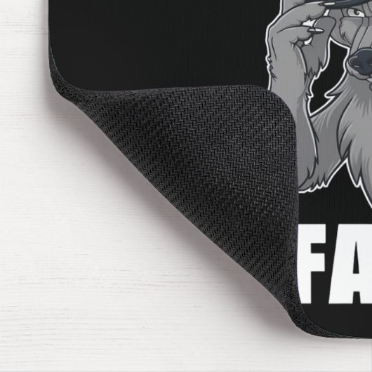 Wenn sie hinter Ihrer Furz reden lustige Meme Mousepad (Ecke)