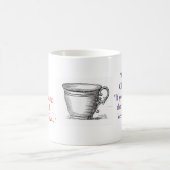 "Wenn Sie Höllen" Schale durchlaufen Kaffeetasse (Mittel)