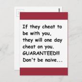 WENN SIE IHNEN CHESSEN, WERDEN SIE AUF IHRER GARA  POSTKARTE (Vorne/Hinten)