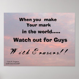 WENN SIE IHRE MARKE MACHEN POSTER