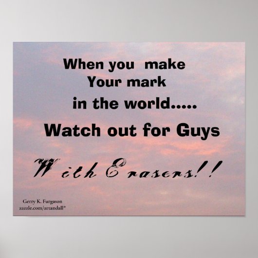 WENN SIE IHRE MARKE MACHEN POSTER (Vorne)