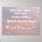 WENN SIE IHREN MARK POSTER MACHEN (Vorne)