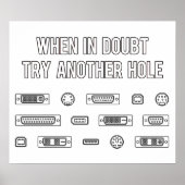 Wenn Sie im Zweifelsfall einen anderen Computer-Po Poster (Vorne)