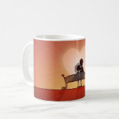 Wenn Sie in der Liebe sind Kaffeetasse (Vorderseite Links)