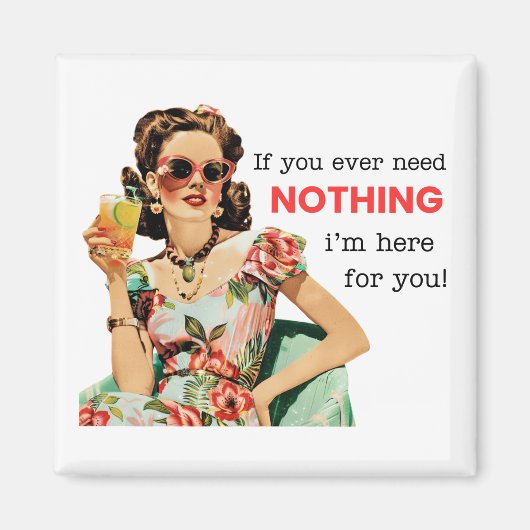 Wenn Sie jemals etwas Magnet brauchen (Vorne)