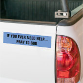 WENN SIE JEMALS HILFSTICKER BRAUCHEN AUTOAUFKLEBER (Auf Lkw)