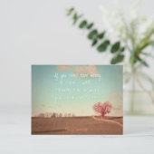 Wenn Sie kein Geld zum Reisen haben - gehen Postkarte (Stehend Vorderseite)