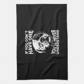 Wenn Sie kein lustiges amerikanisches Bulldog-Gesc Geschirrtuch (Vertikal)