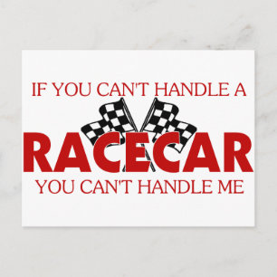Wenn Sie kein Racecar handhaben können.... Postkarte