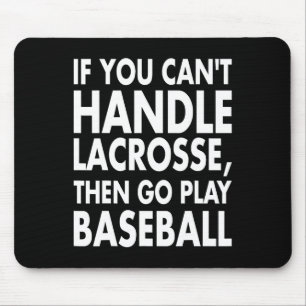 Wenn Sie Lacrosse Geschenke für Spieler Männer nic Mousepad
