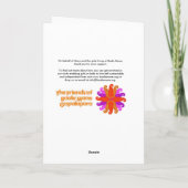 "Wenn Sie Mädchen lernen lassen, retten Sie die Dankeskarte (Rückseite)