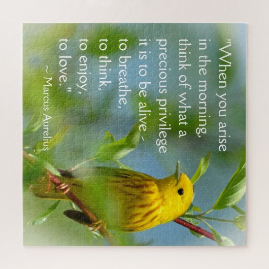 Wenn Sie Marcus Aurelius Inspiration Zitat Puzzle (Horizontal)