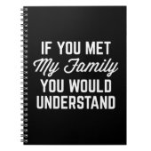 Wenn Sie meinen Familienvorteil befriedigen Notizblock (Vorderseite)