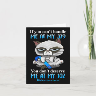 Wenn Sie mich bei meinem 379 Katzendiabetes-Awar n Karte