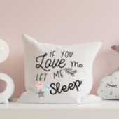 wenn Sie mir Liebe gelassen schlafkissen lustige Z Kissen