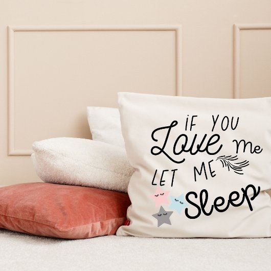 wenn Sie mir Liebe gelassen schlafkissen lustige Z Kissen