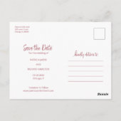 Wenn Sie möchten, dass der Kuchen dieses Datum Fot Postkarte (Rückseite)