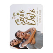 Wenn Sie möchten Kuchen Gerettet Dieses Datum Foto Magnet (Vertikal)