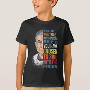Wenn Sie neutral sind in Situationen der Ungerecht T-Shirt