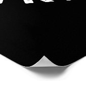 Wenn Sie nicht abmühlen können, kann der sonnige M Poster (Ecke)