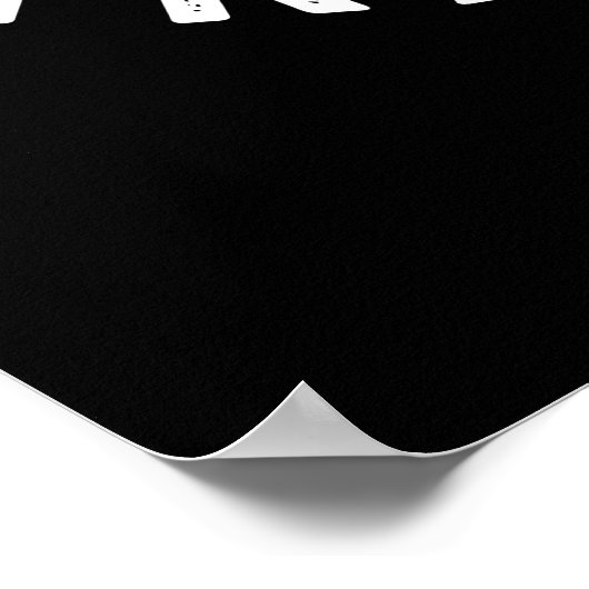 Wenn Sie nicht abmühlen können, kann der sonnige M Poster (Ecke)