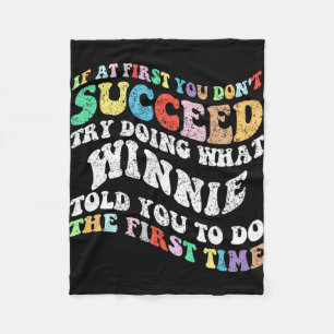 Wenn Sie nicht erfolgreich sein, versuchen Sie, wa Fleecedecke