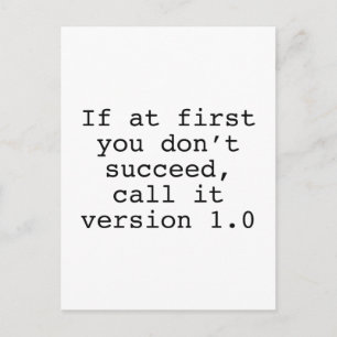 Wenn Sie nicht erfolgreich sind, rufen Sie die Ver Postkarte