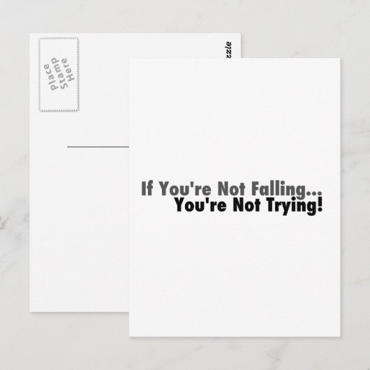 Wenn Sie nicht fallen... Postkarte (Vorne/Hinten)